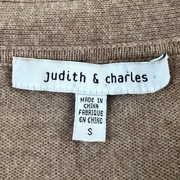 Judith & Charles Cashmere & Wool Knit Cardigan Sweater Preppy Parisian French - Picture 4 of 8